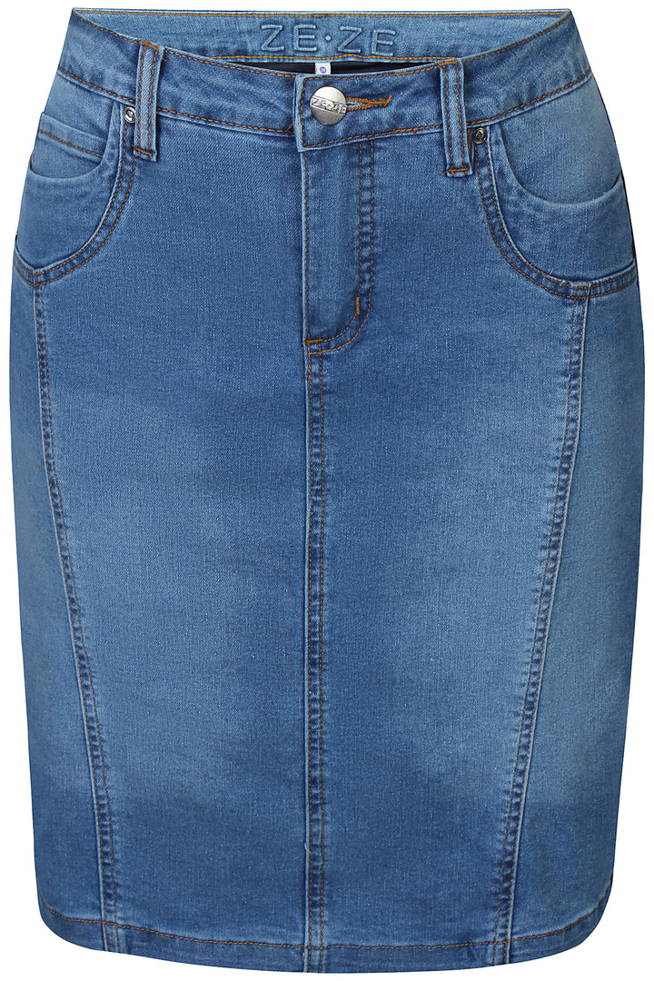 ZE - Lance 667 - Skirt with built in shorts - Blue