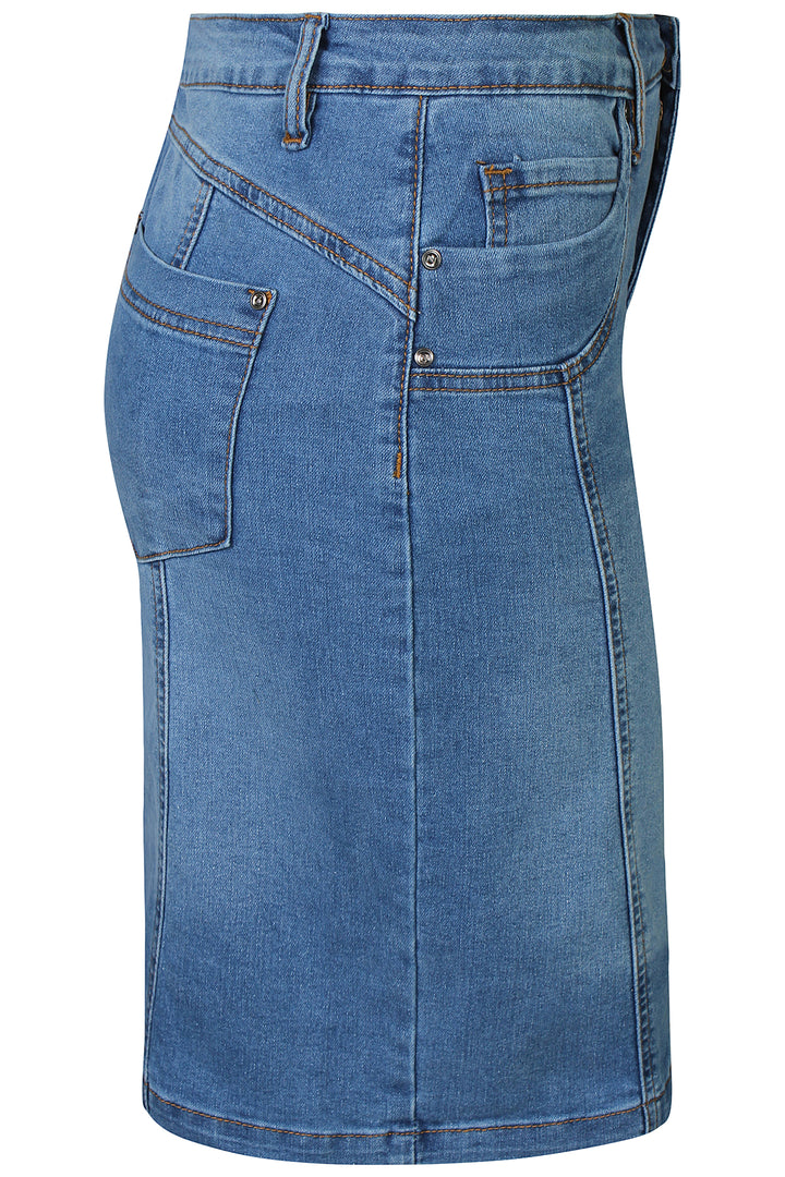 ZE - Lance 667 - Skirt with built in shorts - Blue