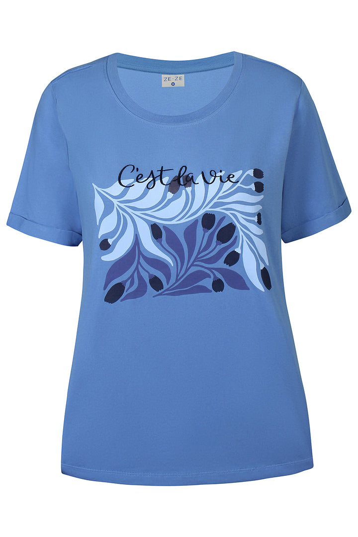 ZE - Kamelia 722 - T-shirt - Blue