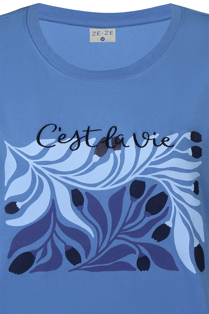 ZE - Kamelia 722 - T-shirt - Blue