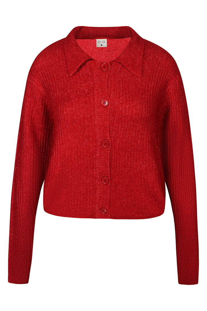 ZE - Hannah 723 - Cardigan - Red