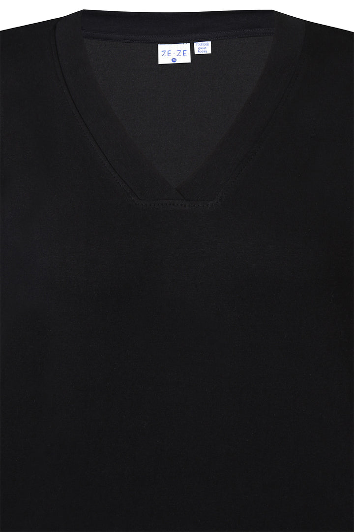 ZE - Kamelia 724 - T-shirt - Black