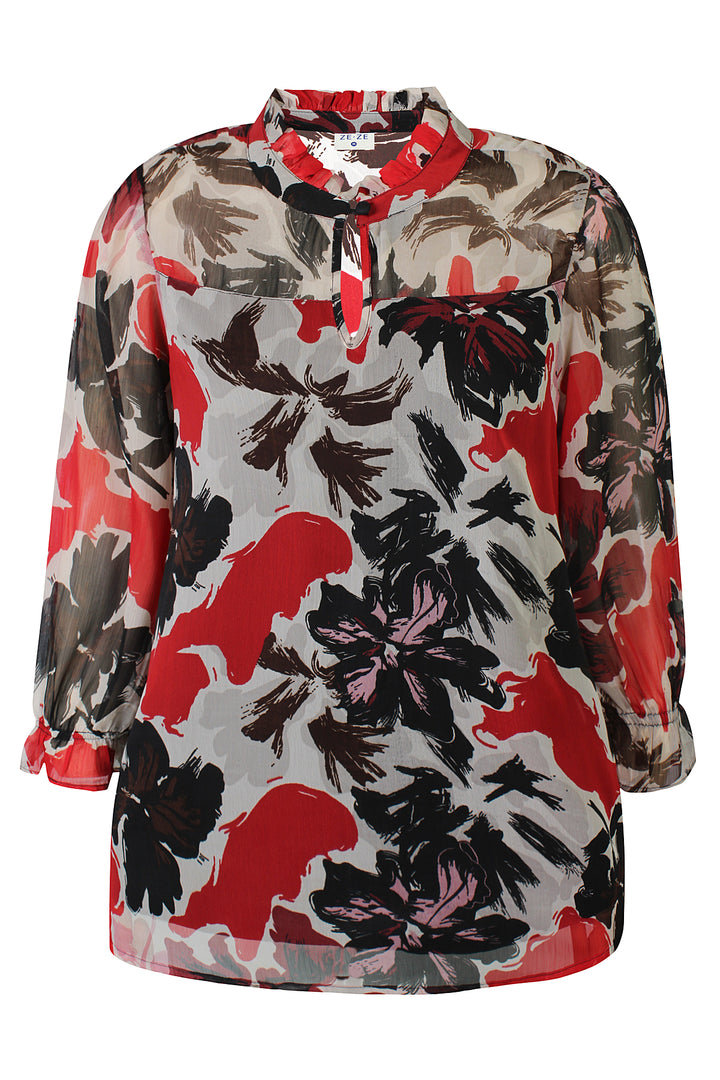 ZE - Clio 734 - Blouse - Red