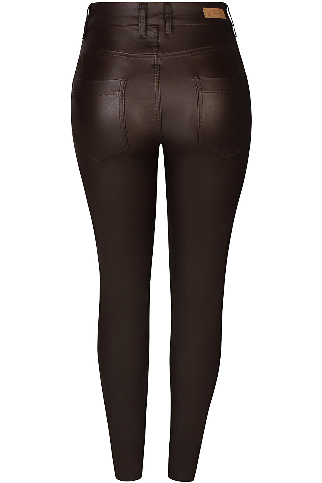 ZE - Shape 1 - Coated pants - Brown
