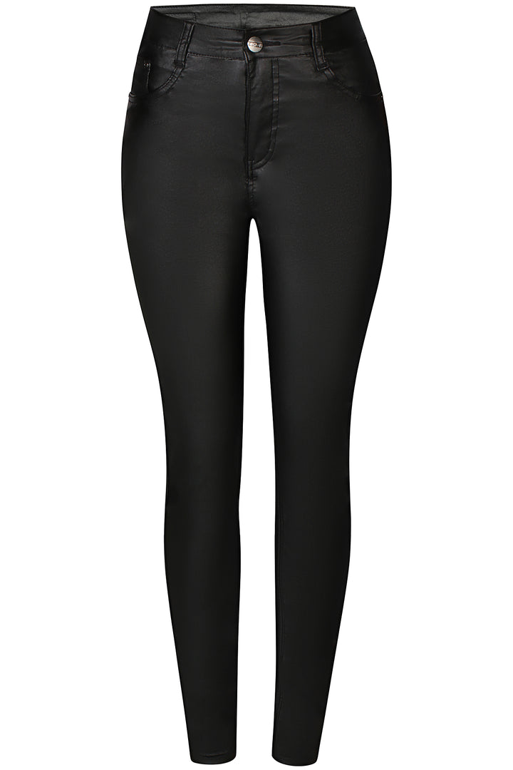ZE - Shape 1 - Coated pants - Black