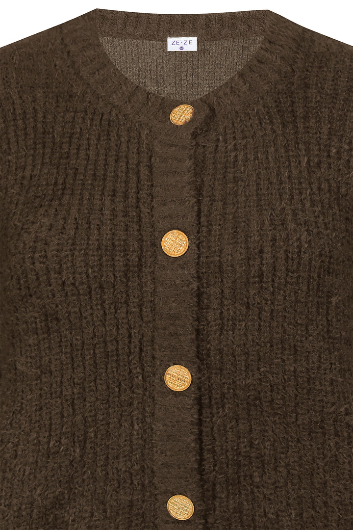 ZE - Afia 843 - Cardigan - Green