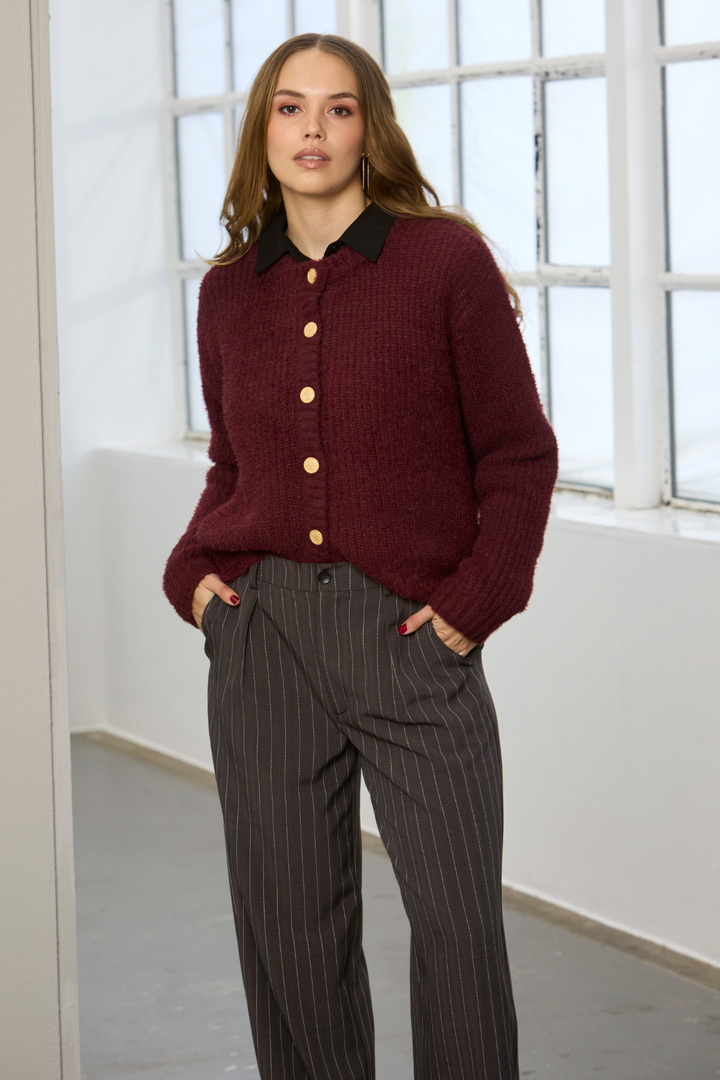 ZE - Afia 843 - Cardigan - Red