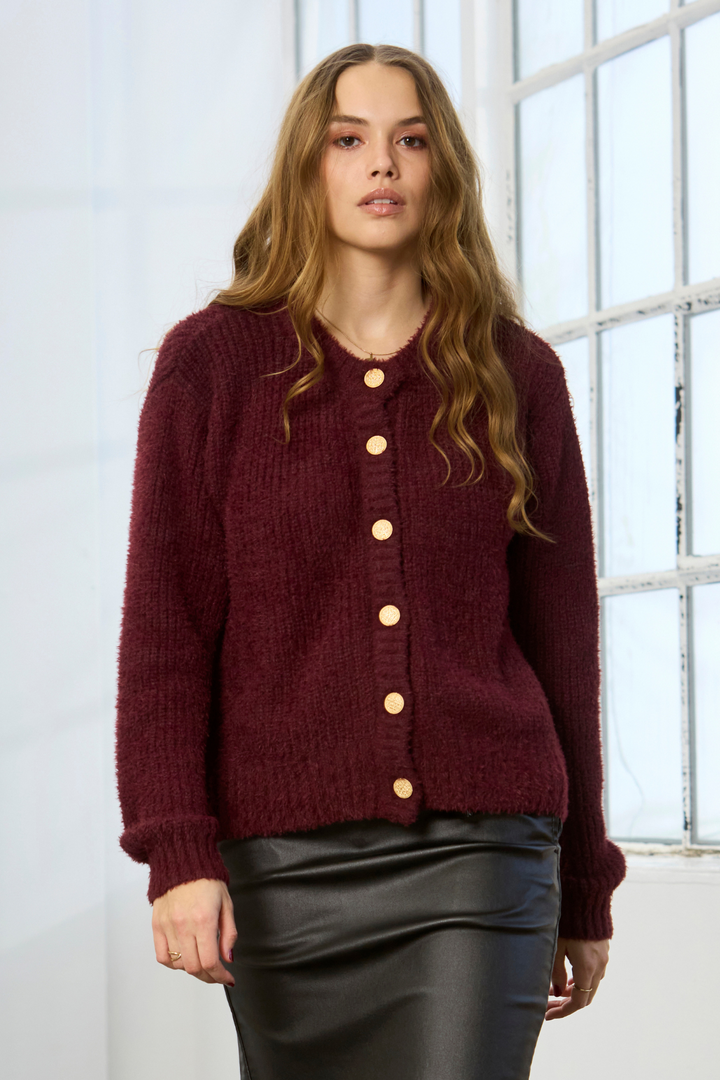 ZE - Afia 843 - Cardigan - Red