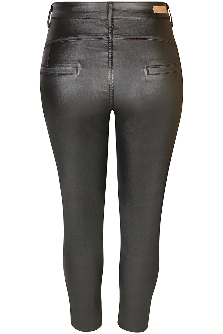 ZE - Sanne 845 - Coated pants - Black