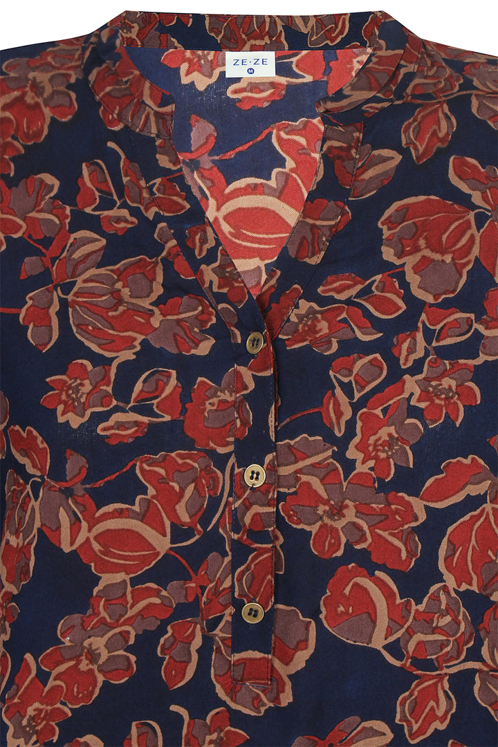 ZE - Relly 130 - Blouse - Blue