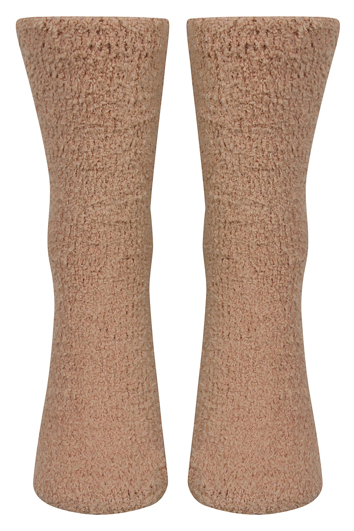 ZE - Ally 886- Fluffy socks - Sand