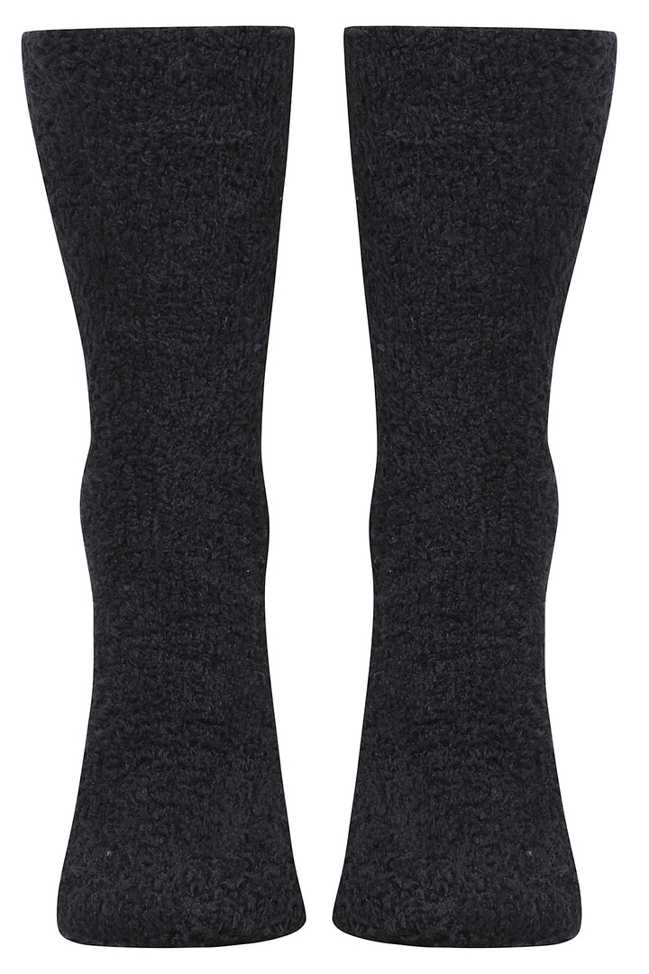 ZE - Ally 886- Fluffy socks - Black