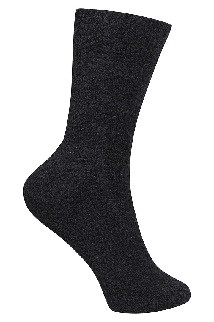 ZE - Ally 886- Fluffy socks - Black