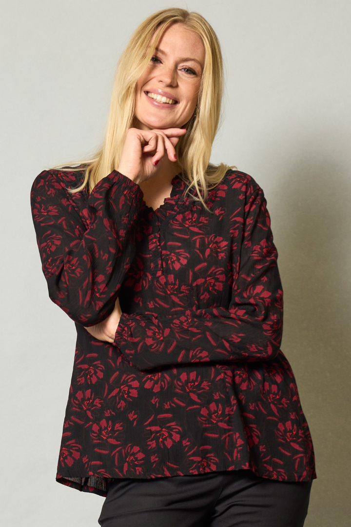 ZE - Bianca 895 - Blouse - Red