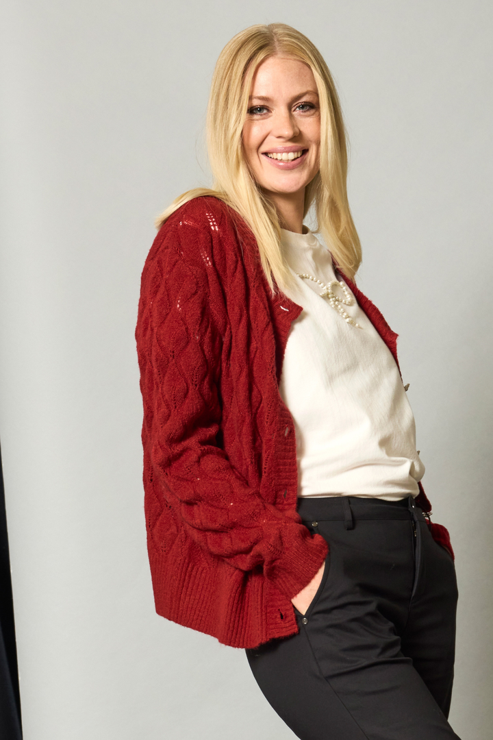 ZE - Birla 936 - Cardigan - Red