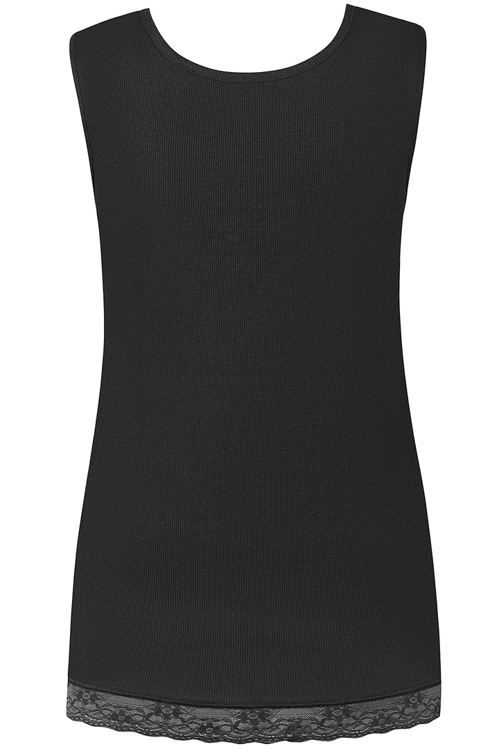 ZE - Brunhild 942 - Top with lace - Black