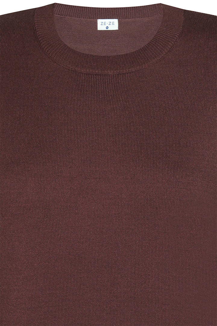 ZE - Gaia 178 - Knit dress - Brown