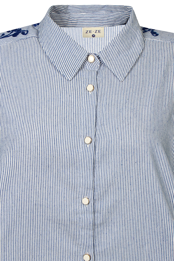 ZE - Gry 203 - Shirt - Blue