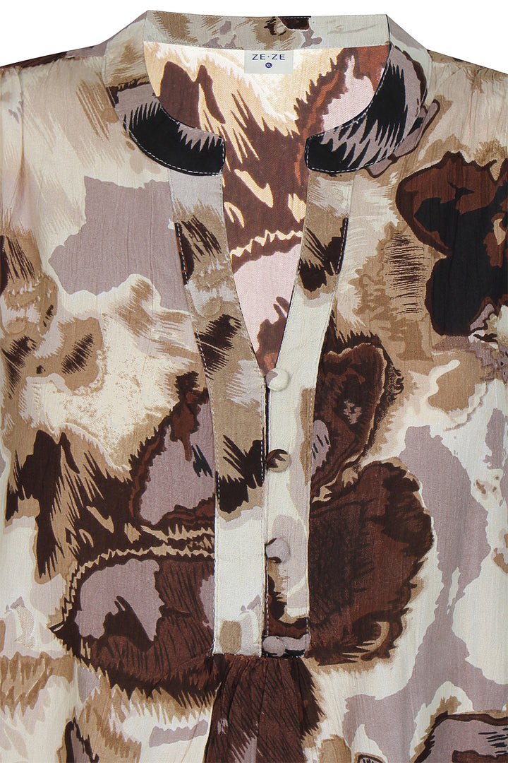 ZE - Gunhild 205 - Blouse - Brown