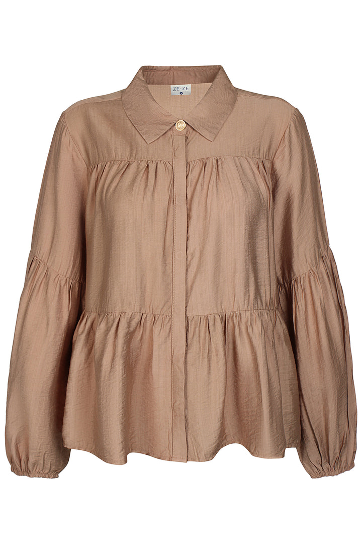 ZE - Greta 223 - Shirt - Brown