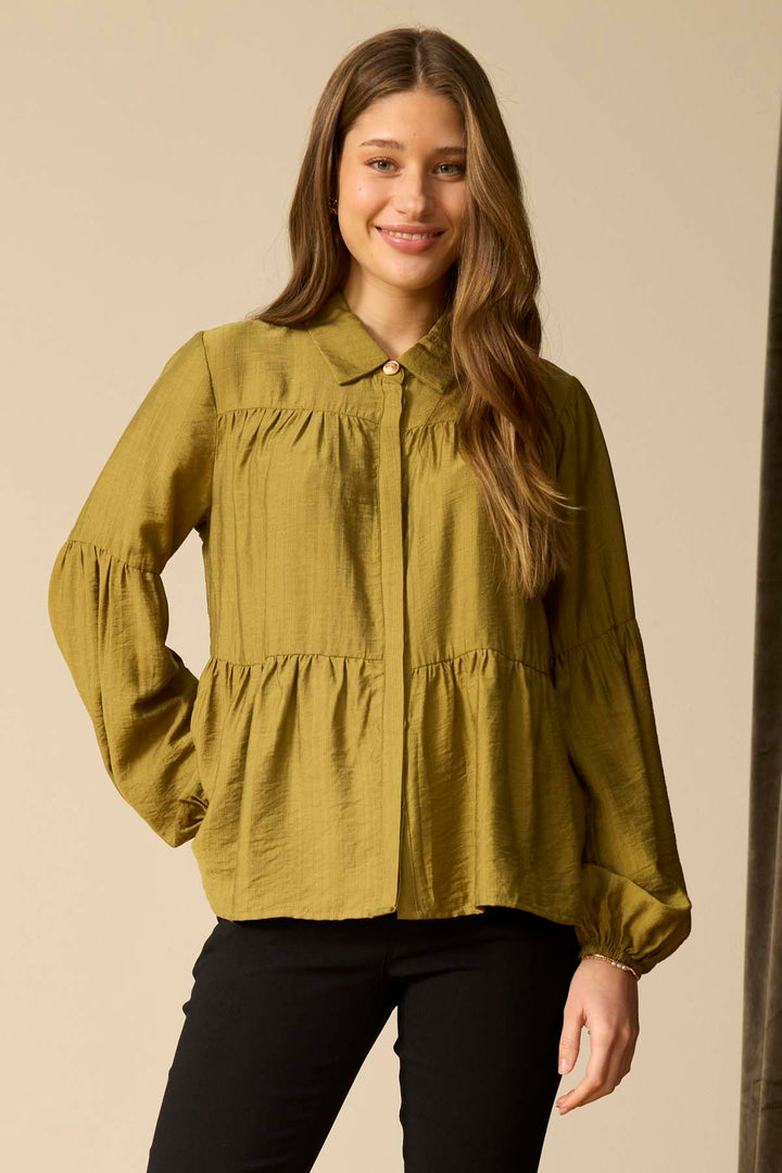 ZE - Greta 223 - Shirt - Brown