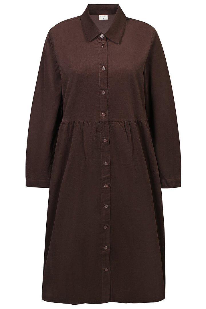 ZE - Gloria 224 - Dress - Brown