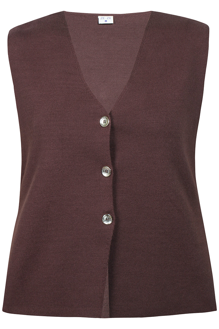 ZE - Hanna 251 - Waistcoat - Brown