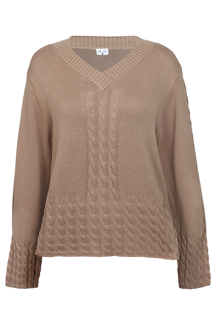 ZE - Hedda 282 - Pullover - Brown