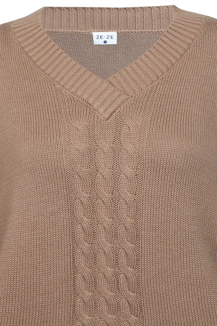 ZE - Hedda 282 - Pullover - Brown