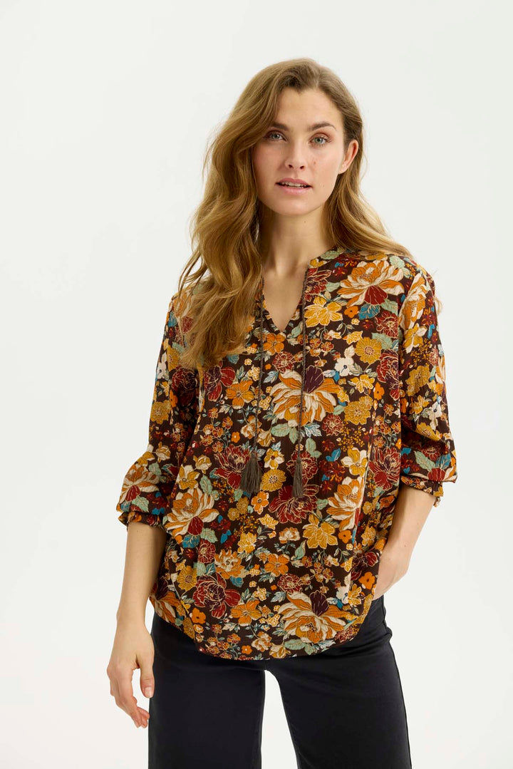 ZE - Hiam 293 - Blouse - Brown