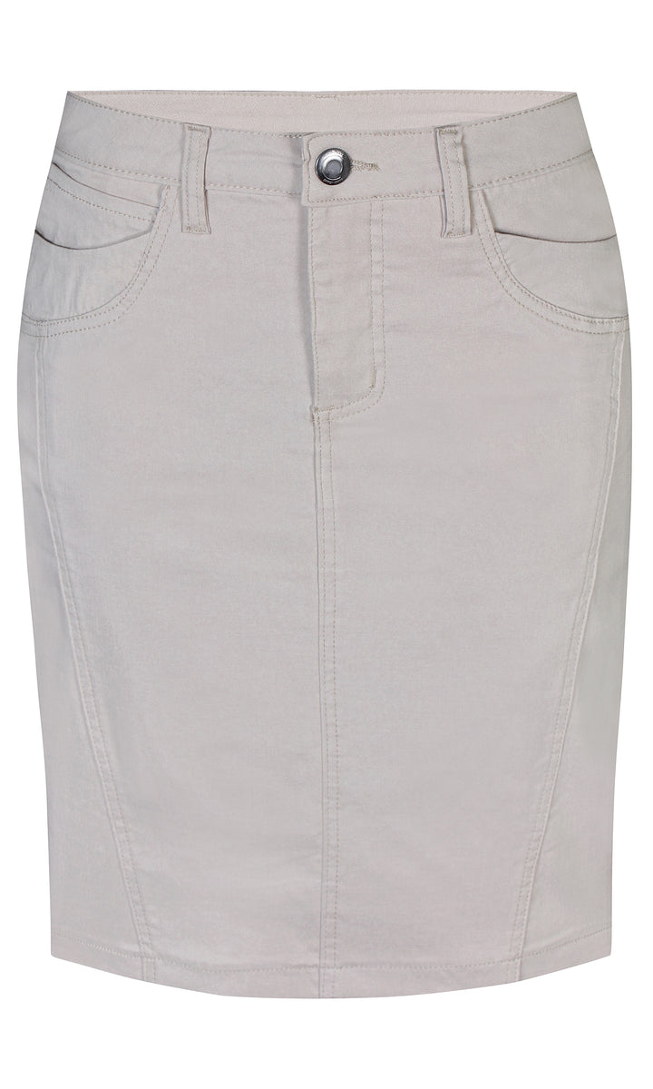 Lance 489 Grey Bengaline Skirt with Inner Shorts - Timeless Design with Elegant Finish | ZE-ZE |