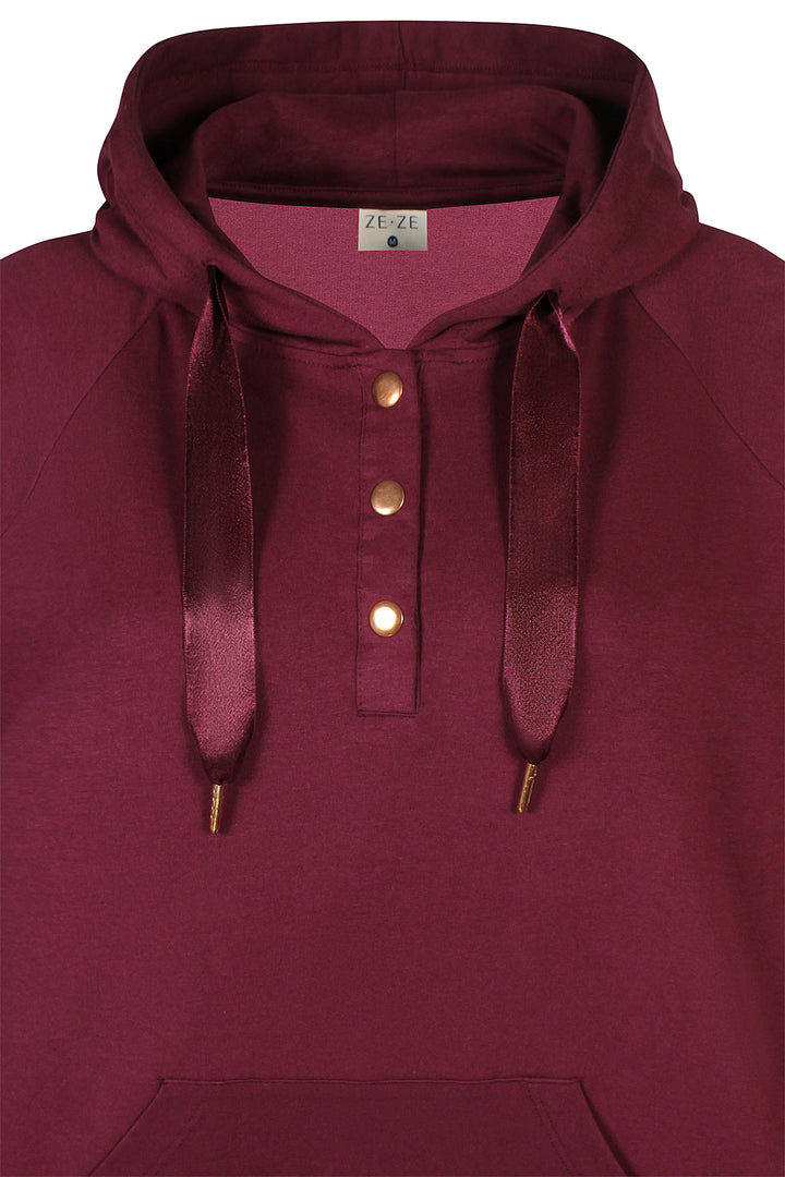 ZE - Elsa 7 - Hoodie dress - Red