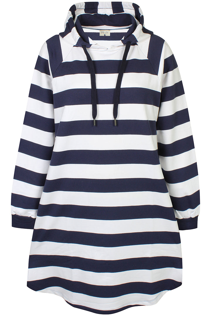 ZE - Ebony 16 - Hoodie dress - Blue