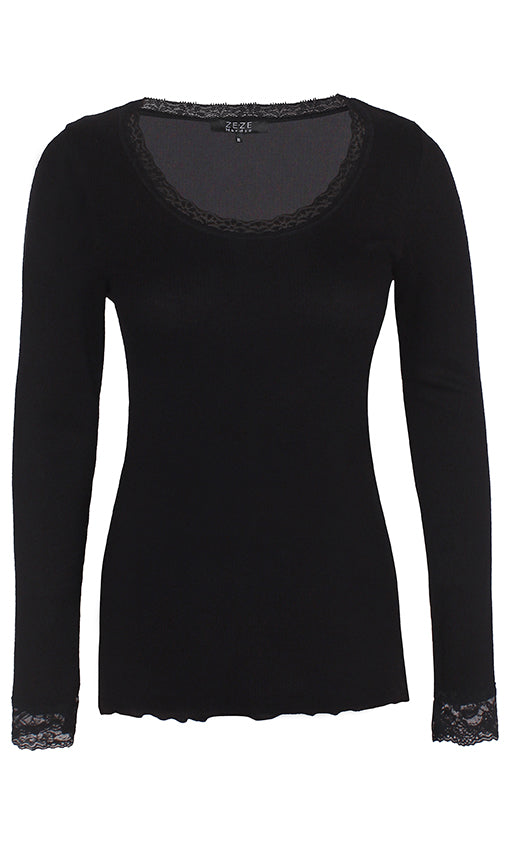 Lago 785 - T-shirt l/s - Black