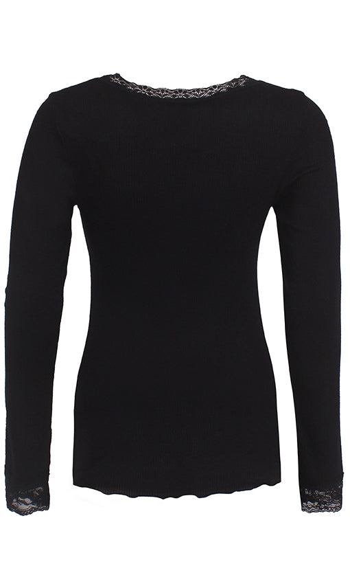 Lago 785 - T-shirt l/s - Black