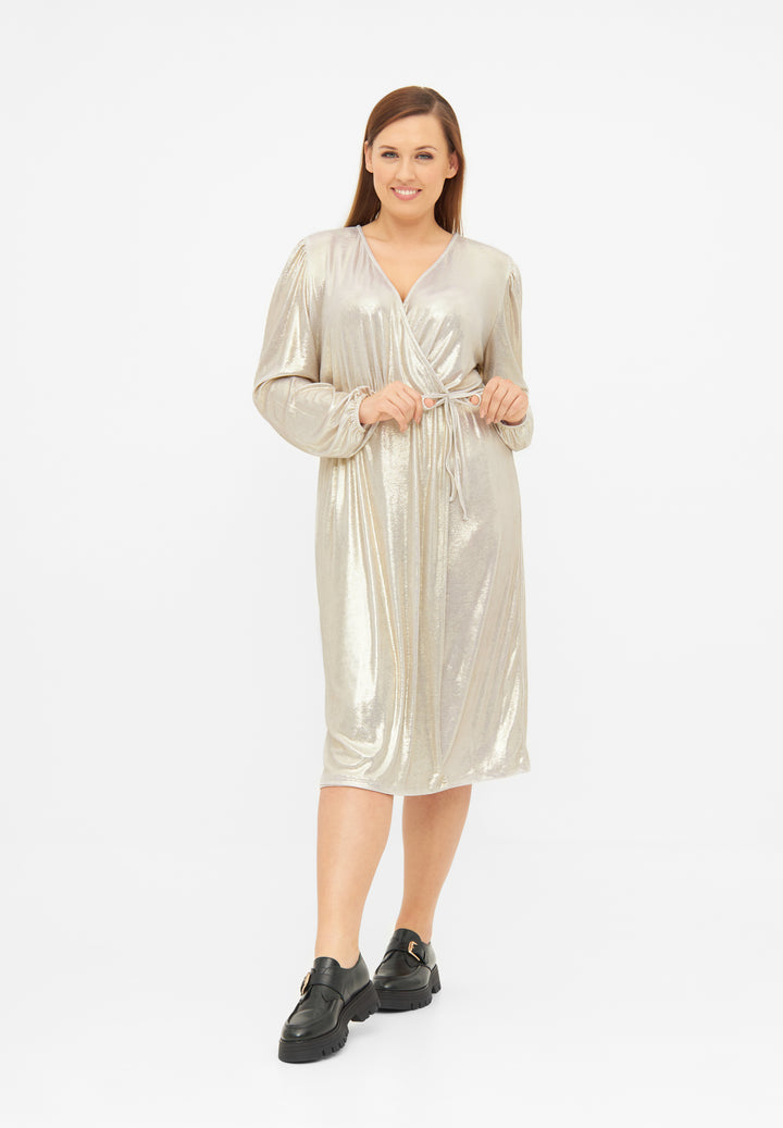 Malika 109 - Dress - Metallic