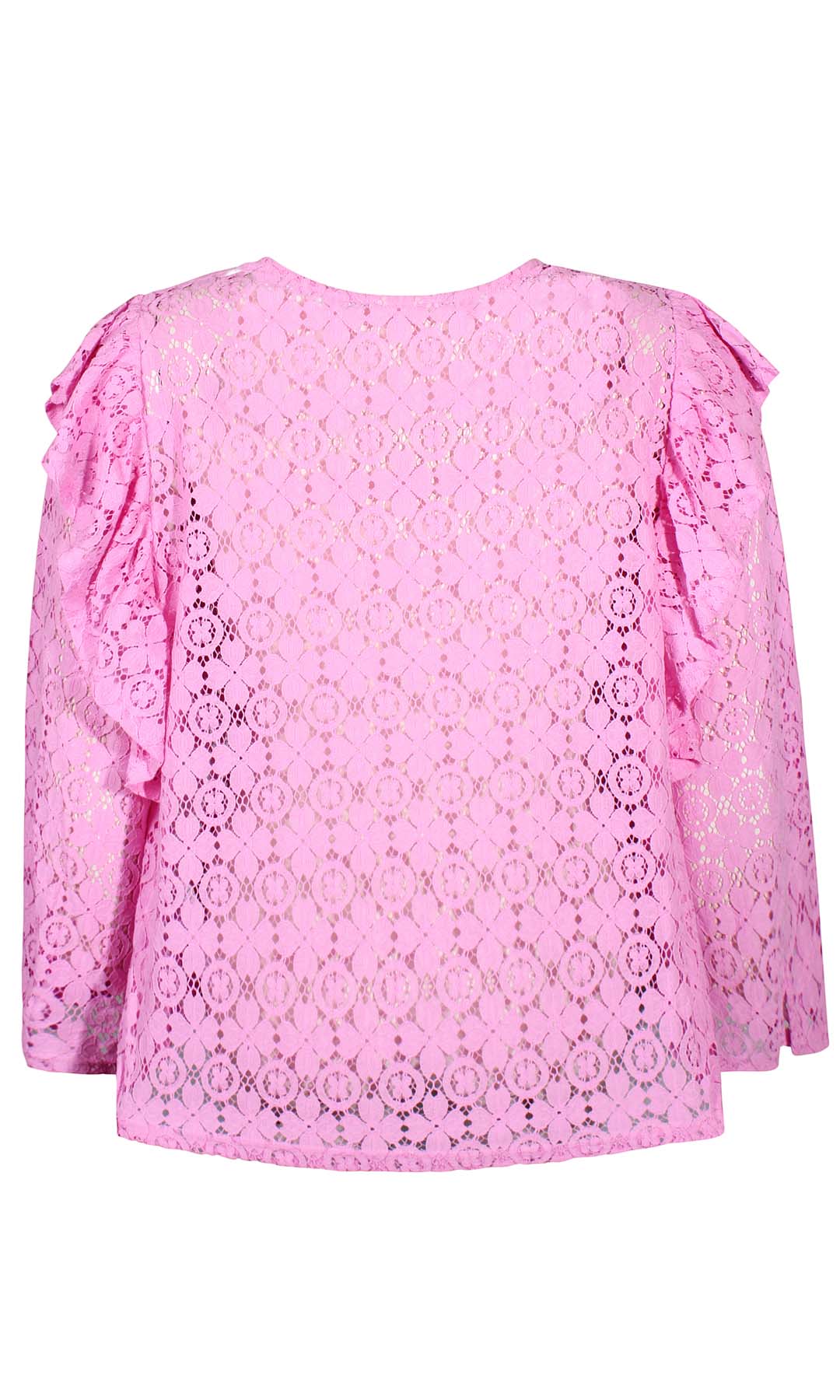 Emilia 166 - Lace Blouse - Pink