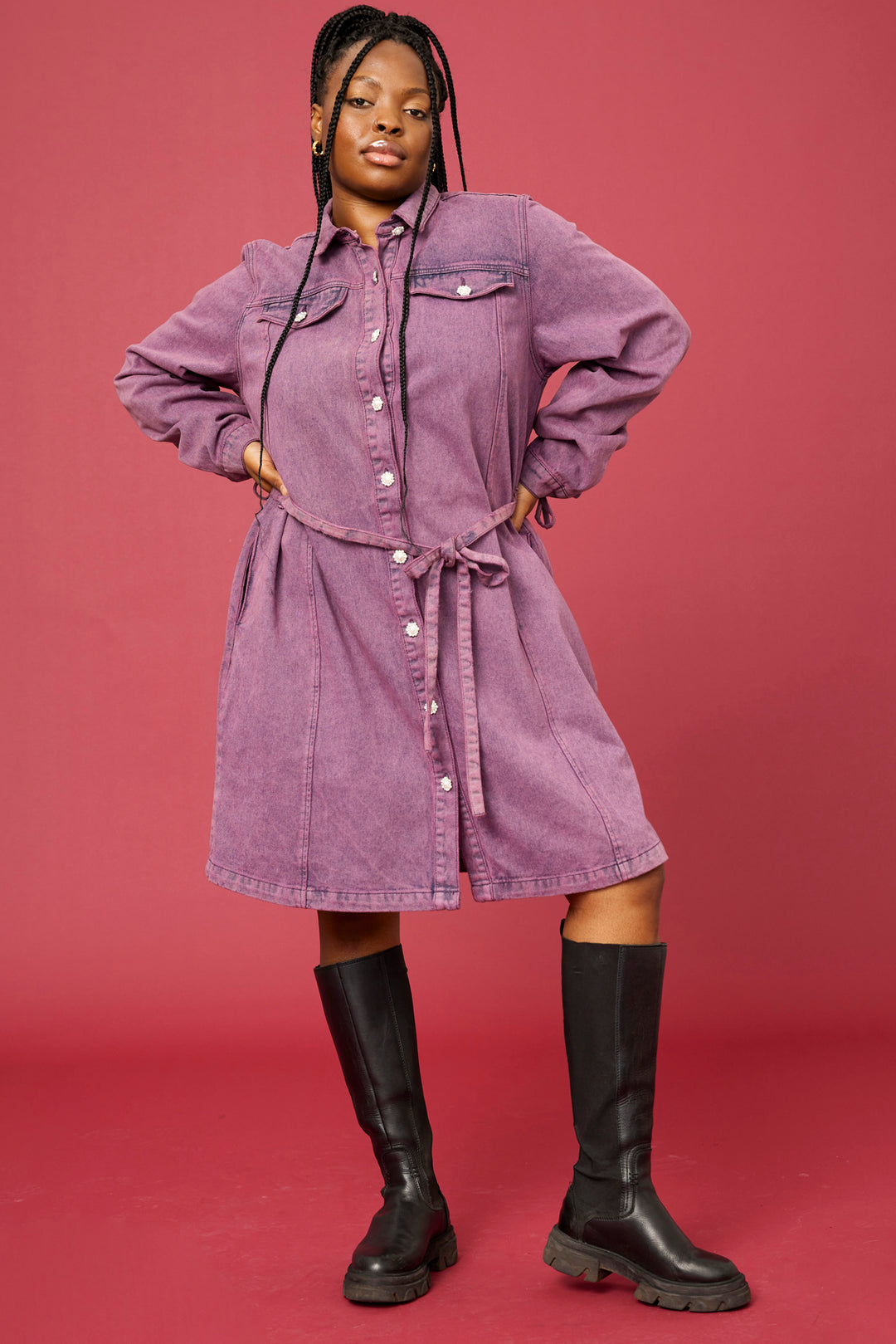 ANY - Fidelia 259 - Denim dress - Red