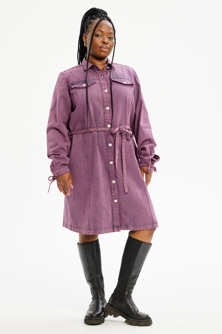 ANY - Fidelia 259 - Denim dress - Red