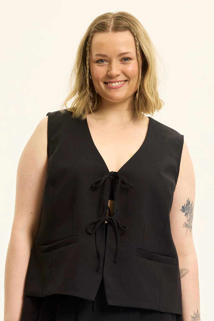 ANY - Zinnia 337 - Waistcoat - Black