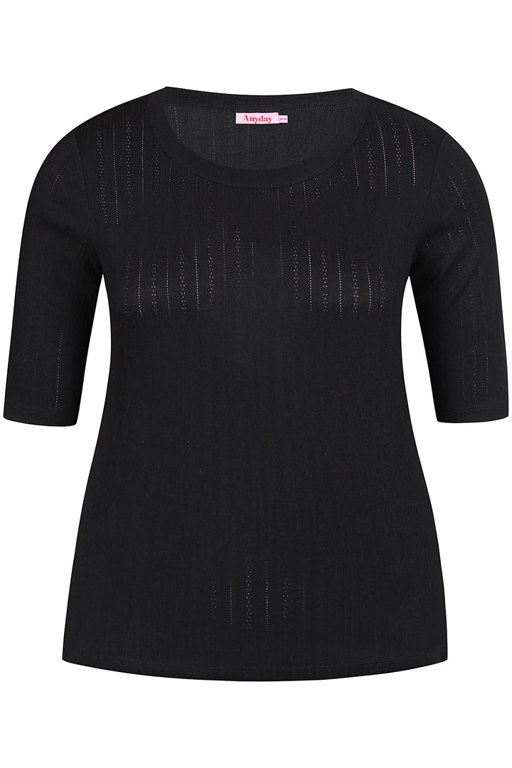 ANY - Magnolia 349 - T-shirt - Black