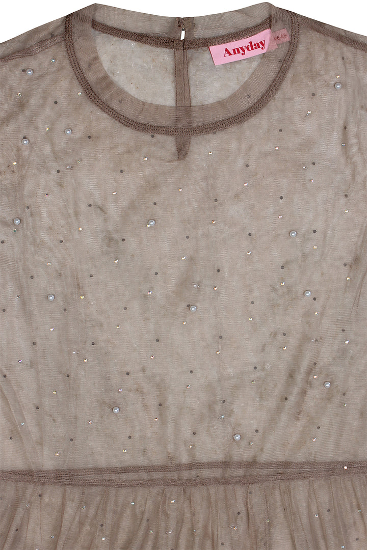 ANY - Ligera 356 - Mesh dress - Sand