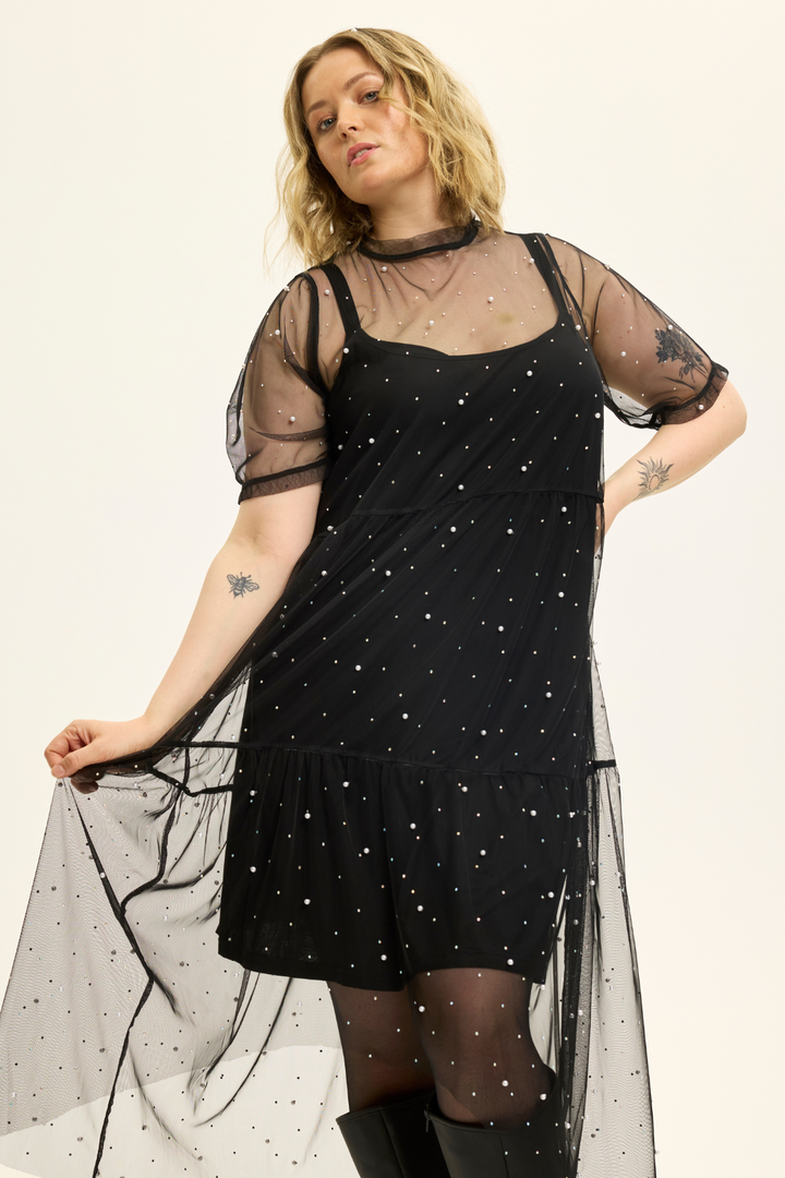 ANY - Ligera 356 - Mesh dress - Black