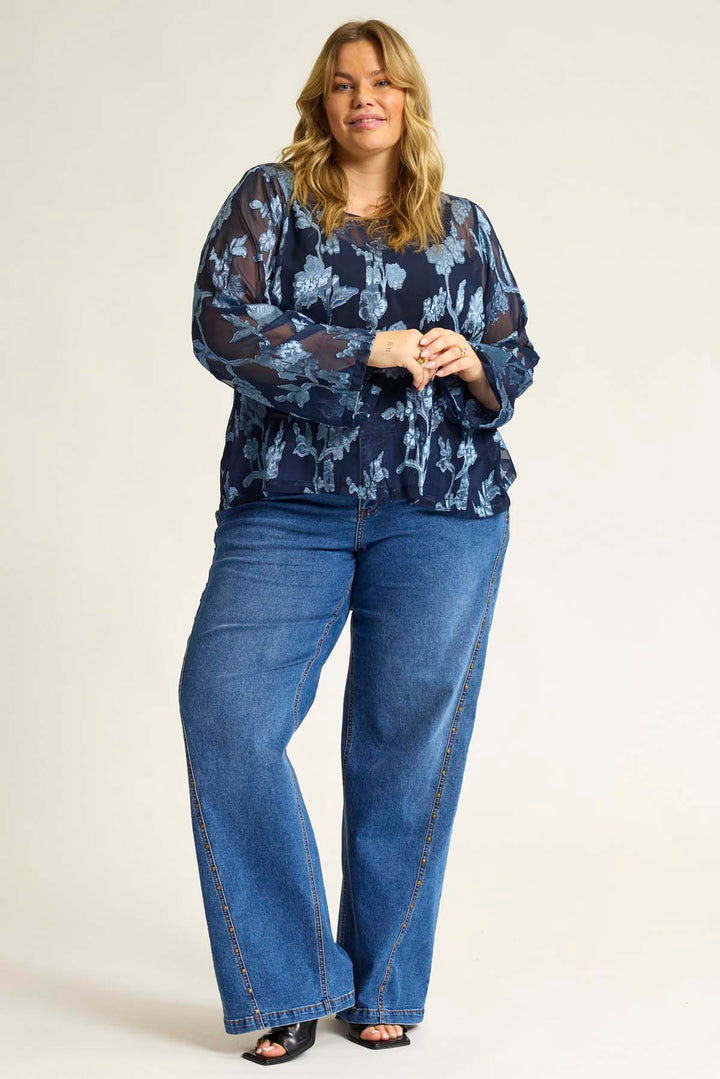 ANY - Léonie 440 - Blouse - Blue