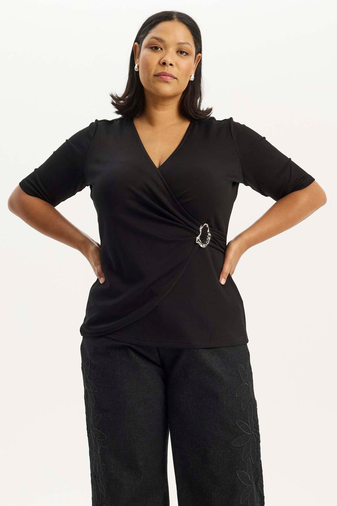ANY - Birgitta 458 - Top - Black