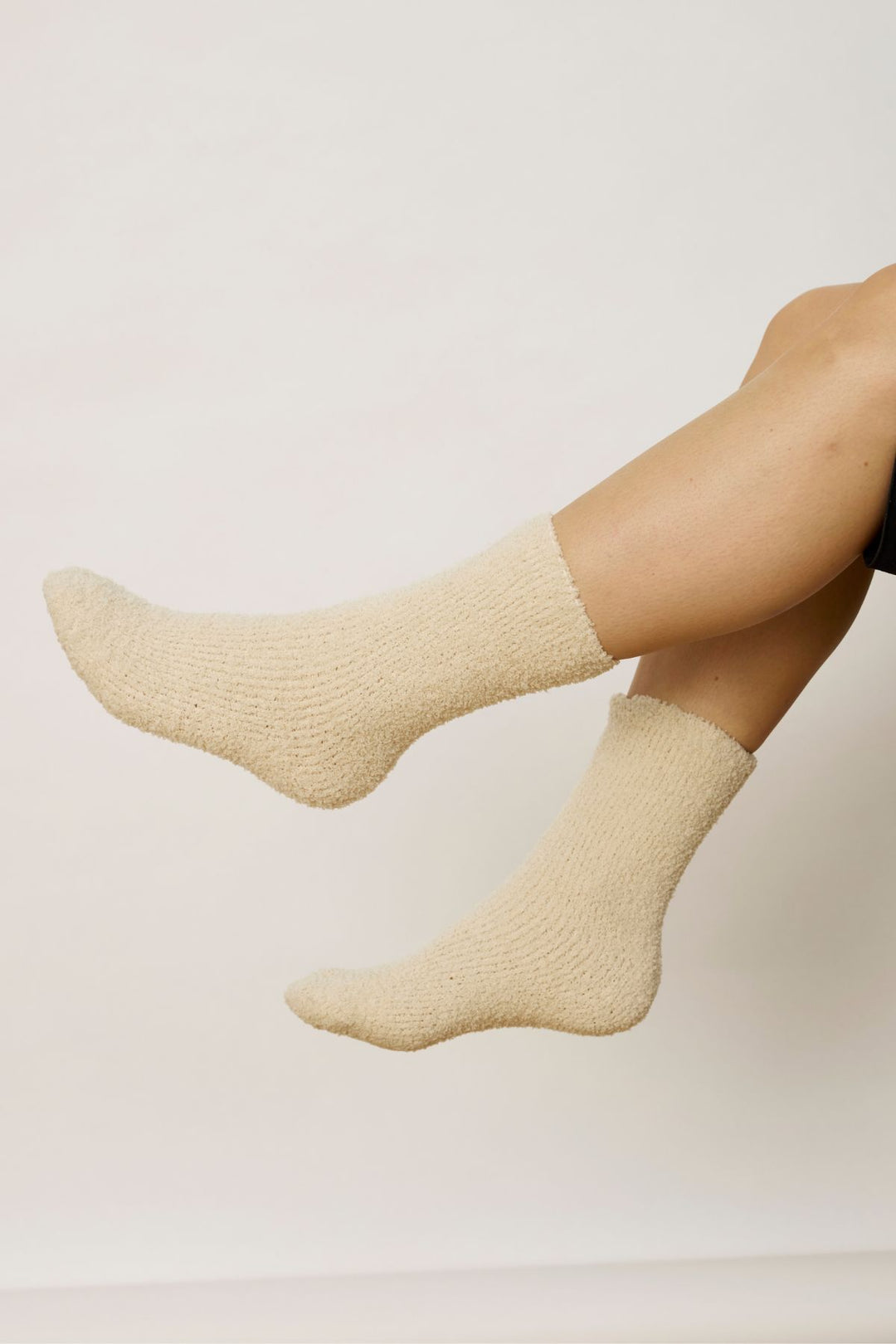 ZE - Ally 886 - Fluffy socks - Sand
