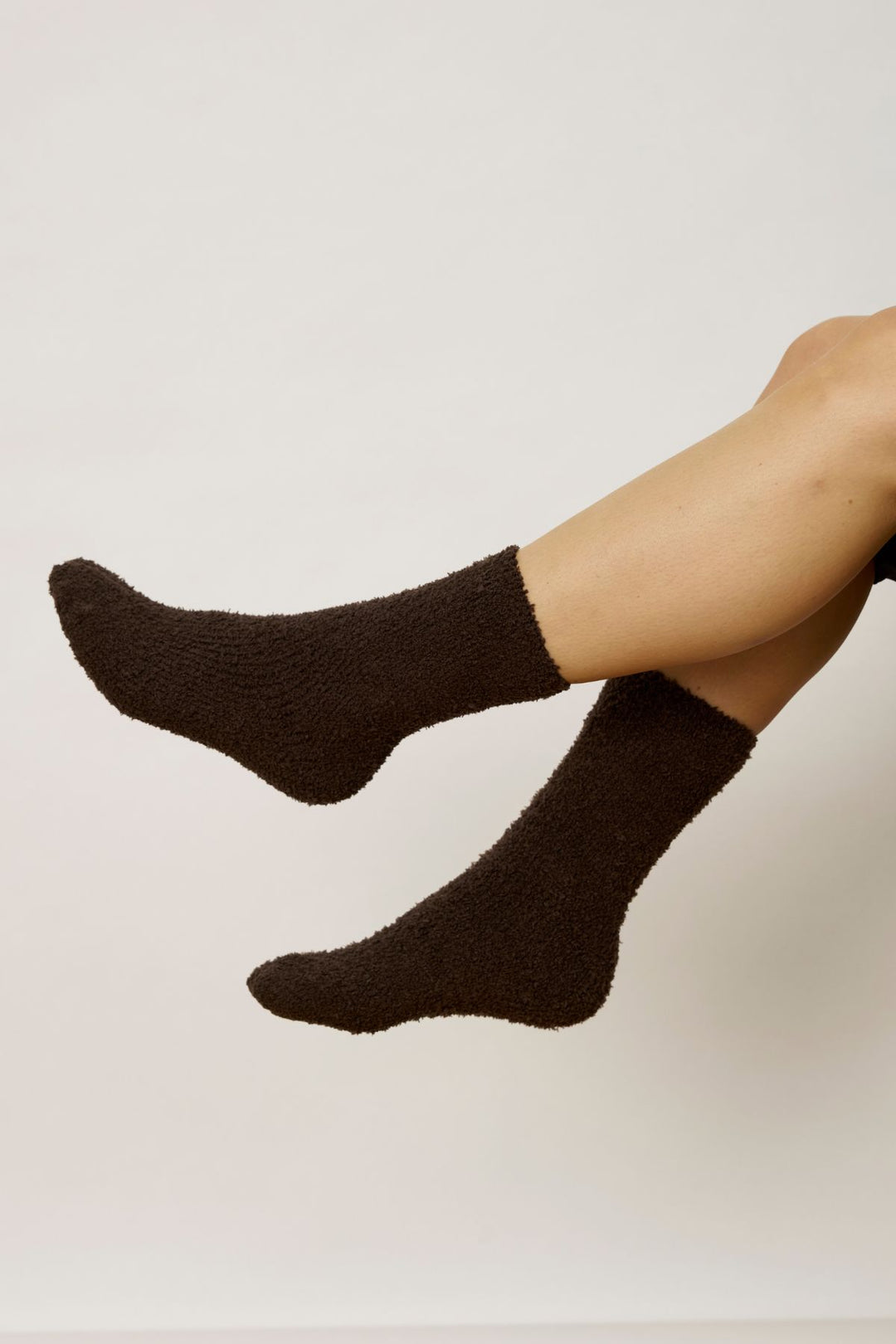 ZE - Ally 886 - Fluffy socks - Brown
